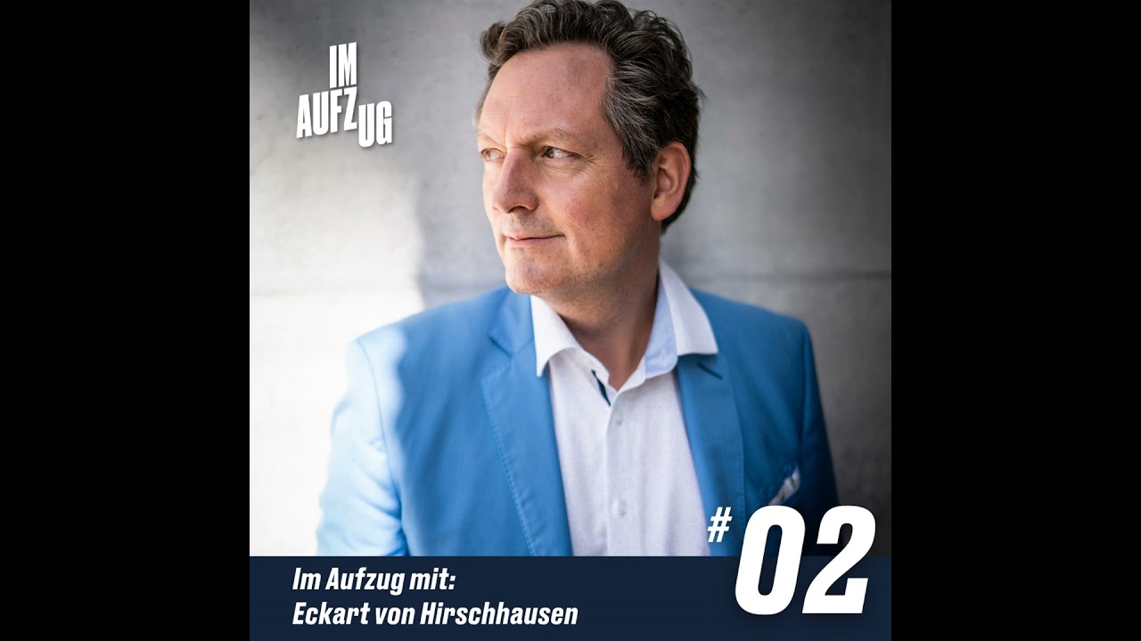 Im Aufzug mit Eckart von Hirschhausen