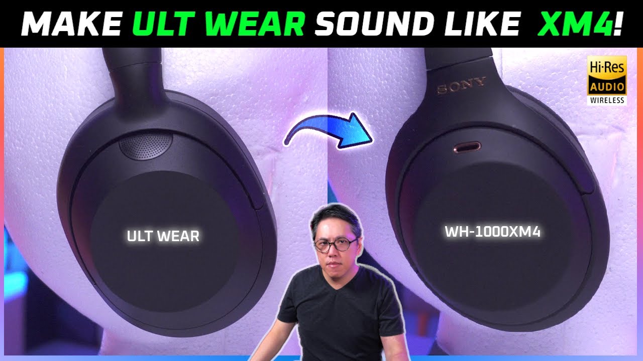 Spraw, by słuchawki Sony ULT WEAR brzmiały jak WH-1000XM4 i WH-1000XM5! ☝🏻 (Najlepsze ustawienia ...