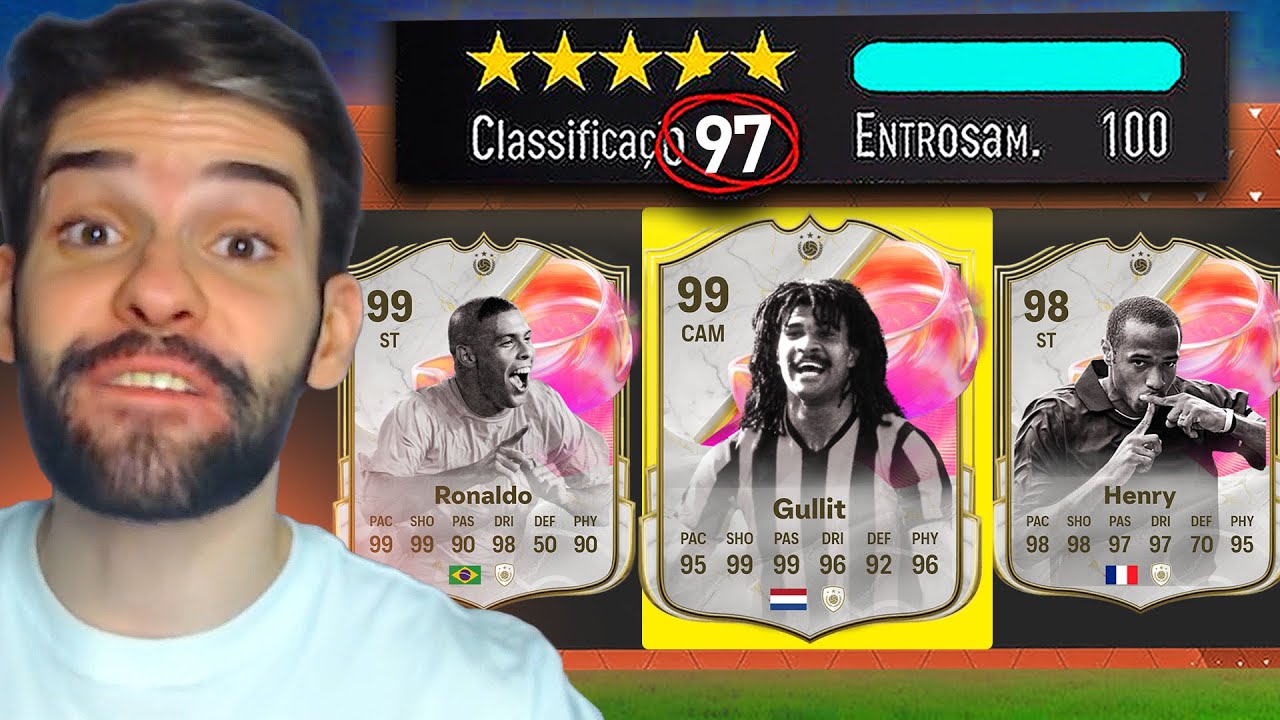 99 FUT DRAFT! O MELHOR DRAFT RETRO DA HISTÓRIA DE TODOS OS FIFAS! 😱😱😱
