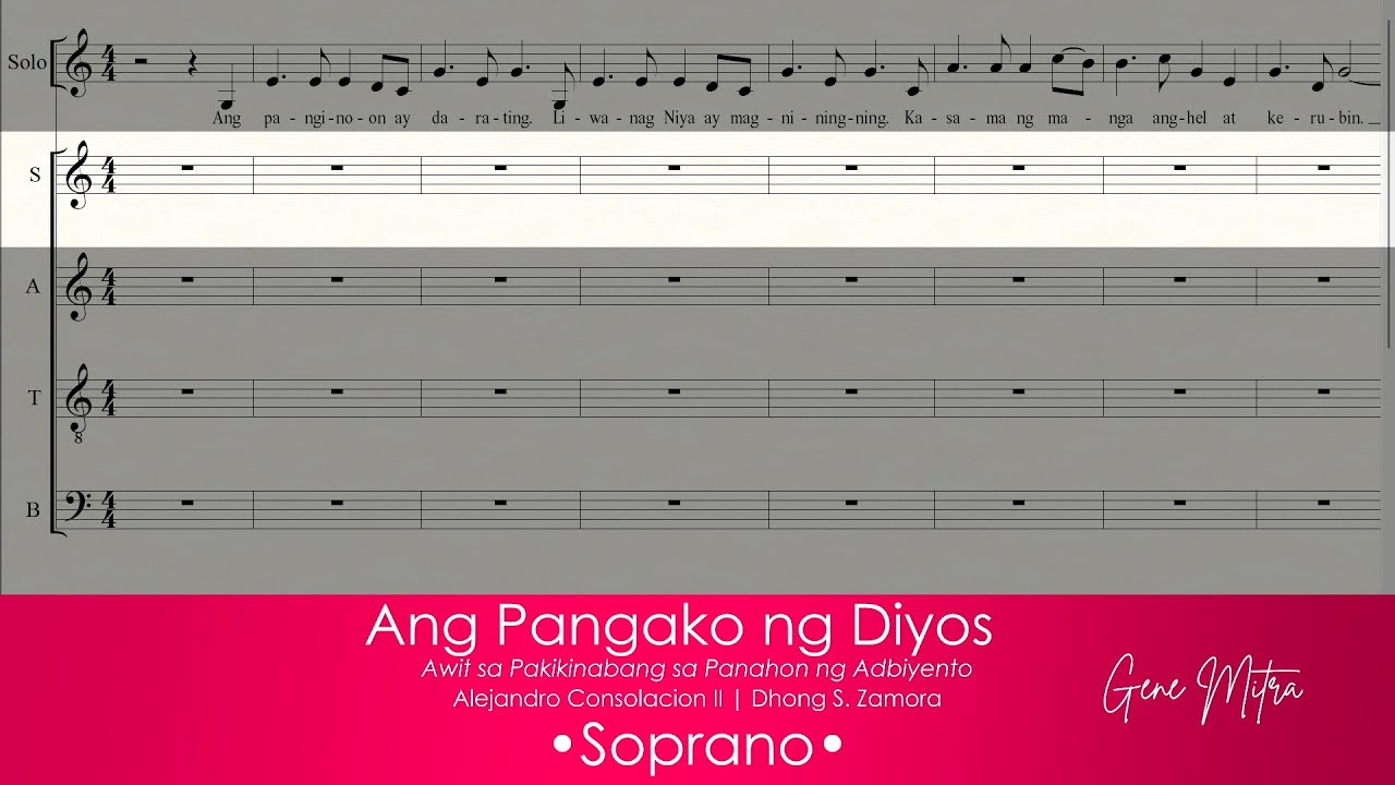 Ang Pangako ng Diyos • Soprano Guide