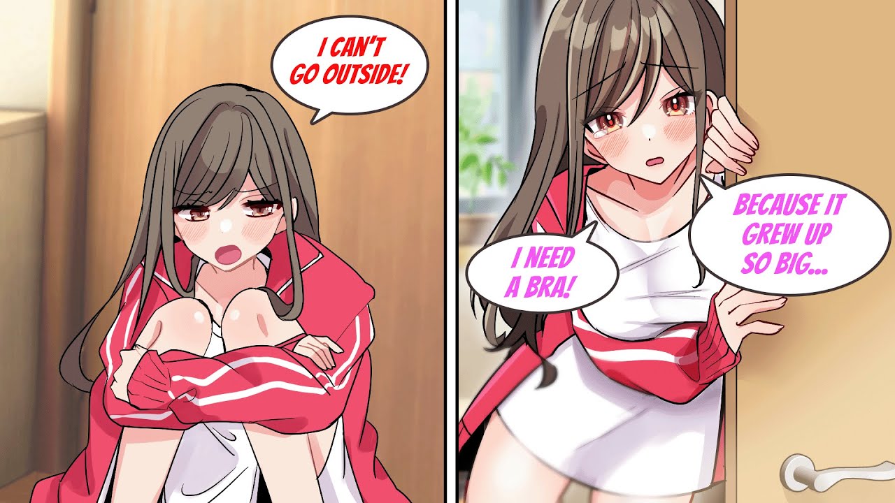 ［Manga dub］My childhood friend has locked herself in her room, because of her huge...［RomCom］