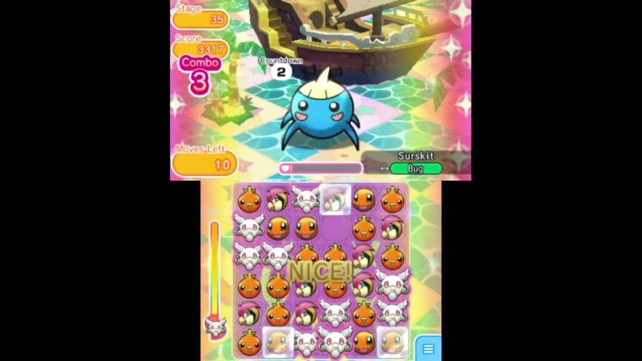 How to properly use Pidgeotto in Pokemon Shuffle 3DS - 7 Smart Ways in Late Stages - Compilation