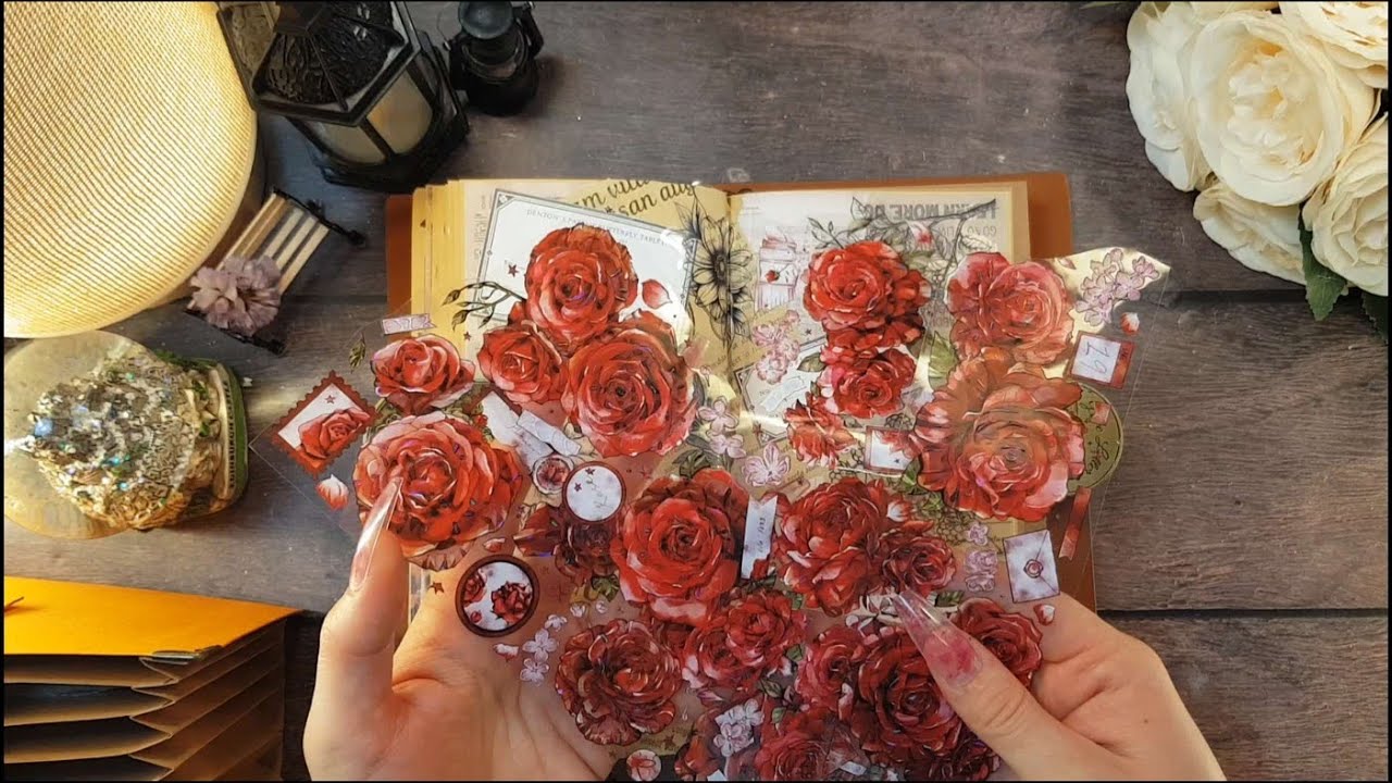 종이 소리 ASMR | 빈티지 감성 다꾸 | Paper sounds ASMR | 포장지 활용꾸🗞 #scrapbooking #journaling #journal 