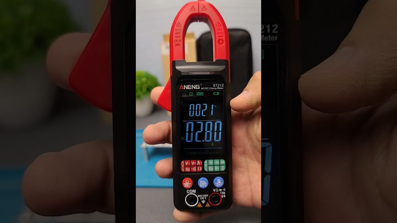 ANENG ST212 Smart Digital Clamp Meter AC-DC Current Measurement #clampmeter #st212 #aneng