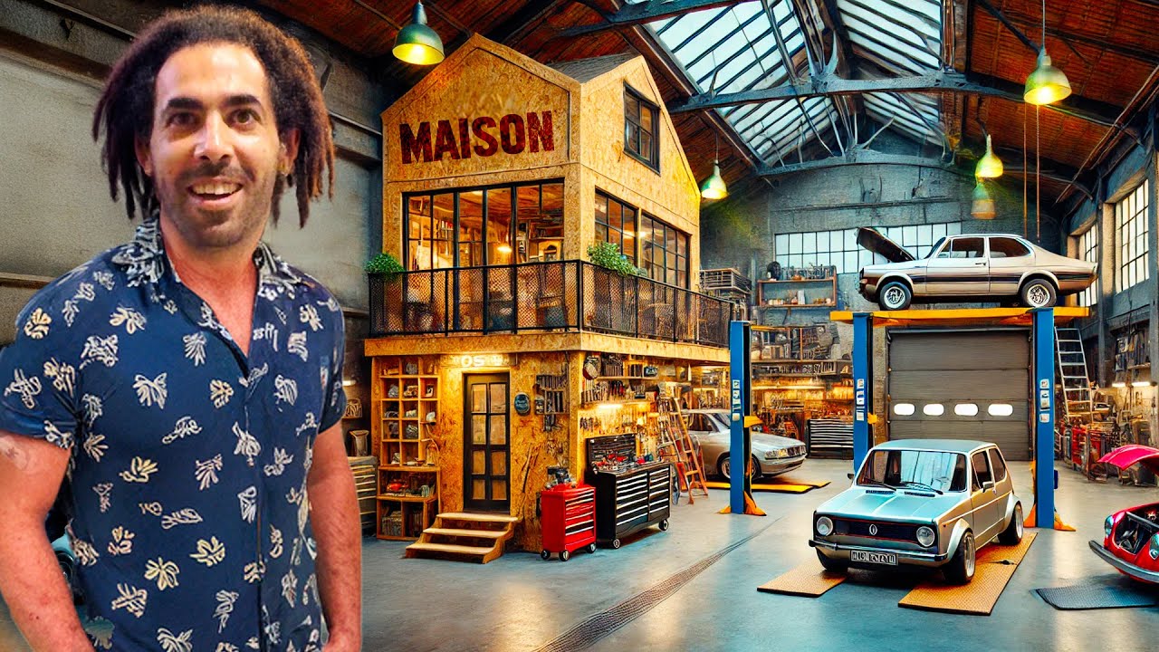 de ORPHELIN et SDF&hellip; Aujourd&rsquo;hui, il vit dans son HANGAR de R&Ecirc;VE ! 👏