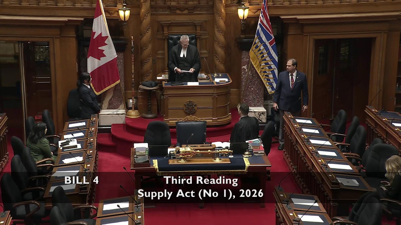 BC Legislature Live Stream
