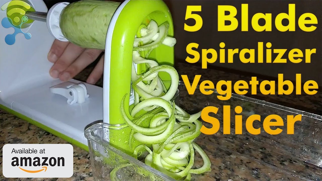 5 Blade Spiralizer Vegetable Slicer : Put to the Test