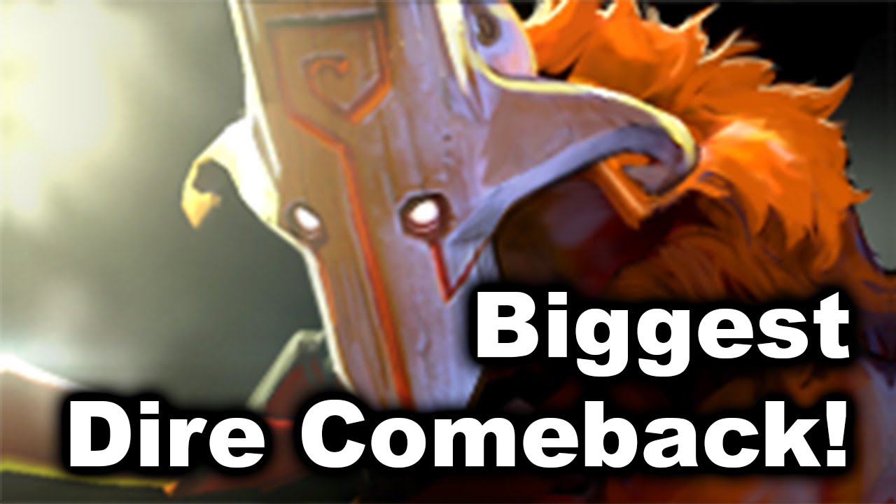 VP Vega - Biggest Dire Comeback in Dota 2 History!