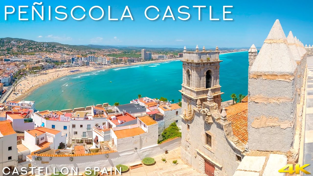 Tiny Tour | Peñíscola Spain | Visit the Peñíscola Castle on Costa del Azahar 13th Century | 2020 Jul