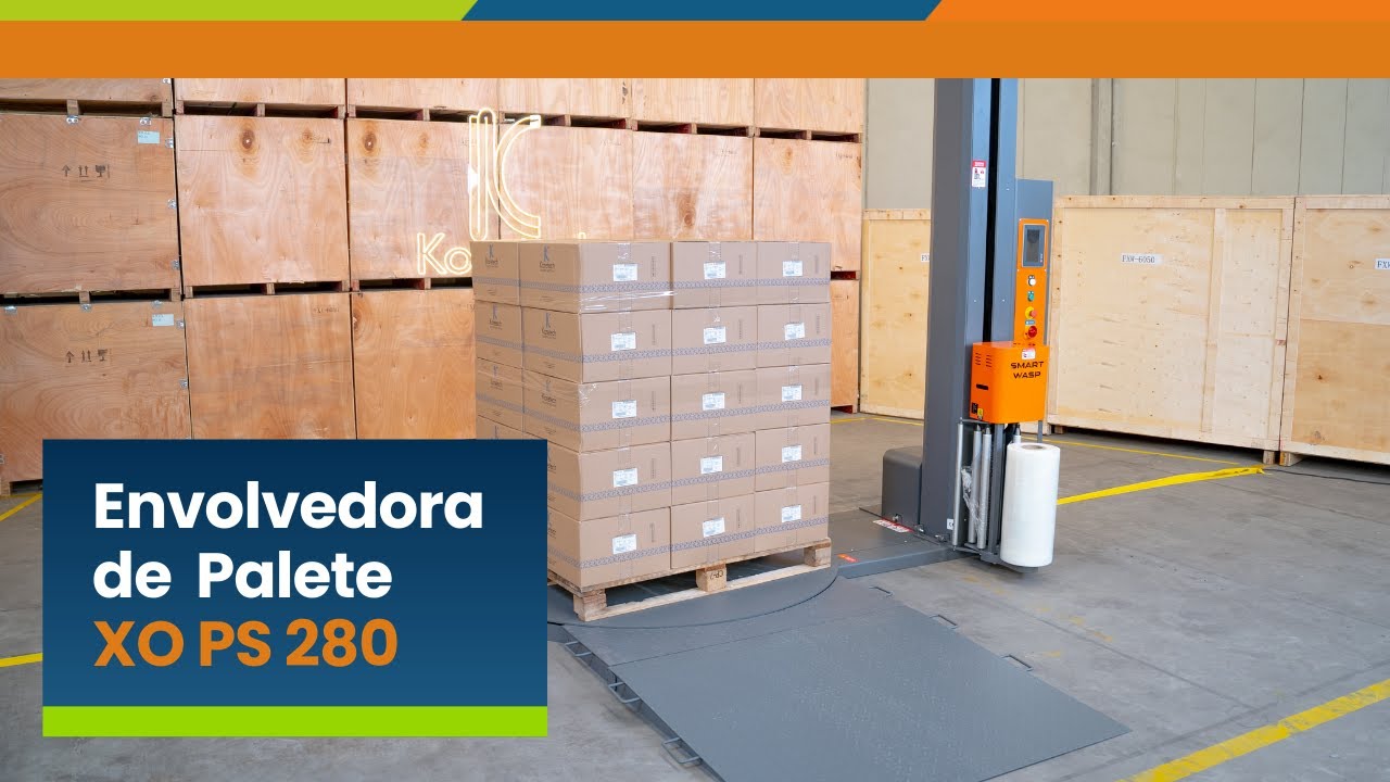 ENVOLVEDORA DE PALETE XO PS 280 (Linha Estabiliza&ccedil;&atilde;o) | Koretech
