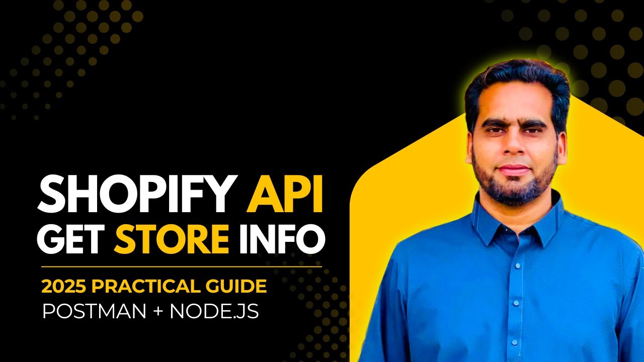 Shopify API Get Store Info | Fetch Shop Details Using REST API & GraphQL API in Postman and Node.js