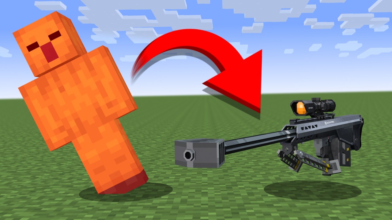 Minecraft, но после смерти выпадают пушки