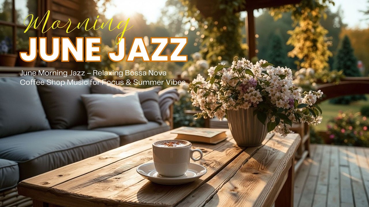 June Morning Jazz &ndash; Relaxing Bossa Nova Coffee Shop Music for Focus & Summer Vibes