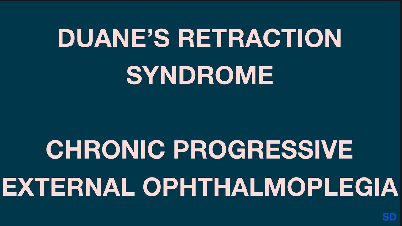 Strabismus and Pediatric: Session 16: Miscellaneous Motility Disorders