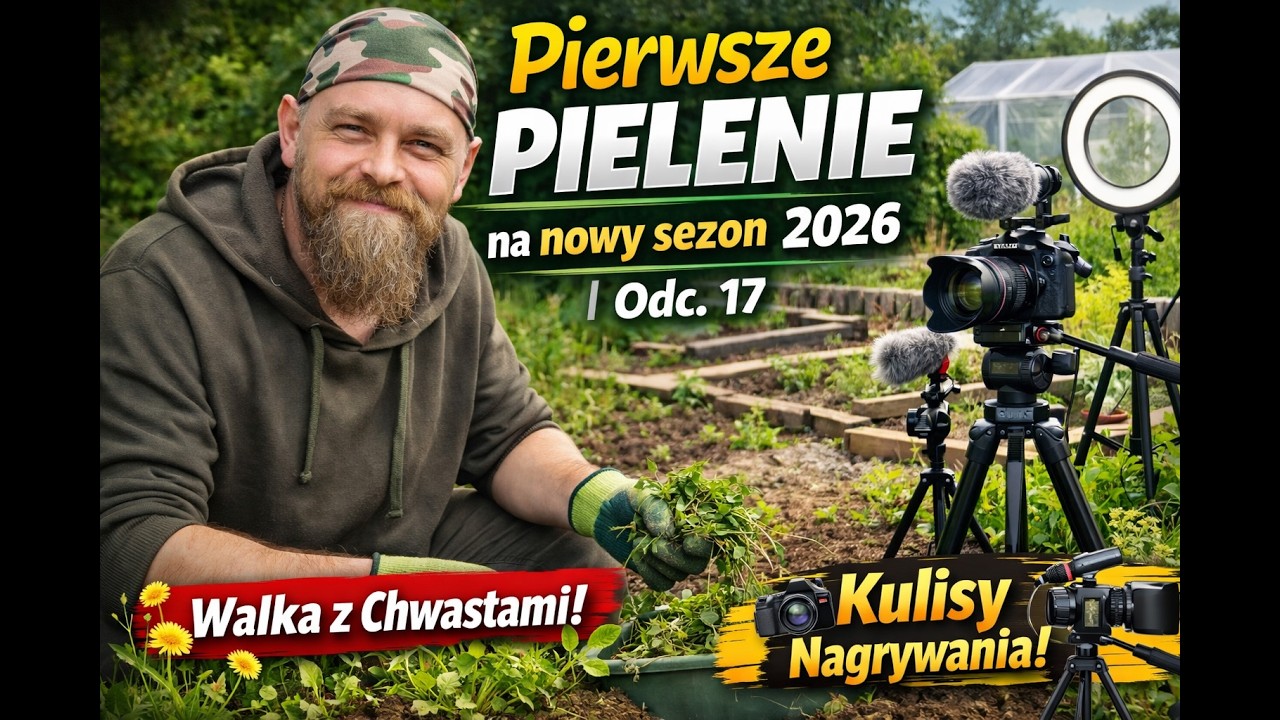 Pierwsze pielenie na nowy sezon 2026 | Odc. 17