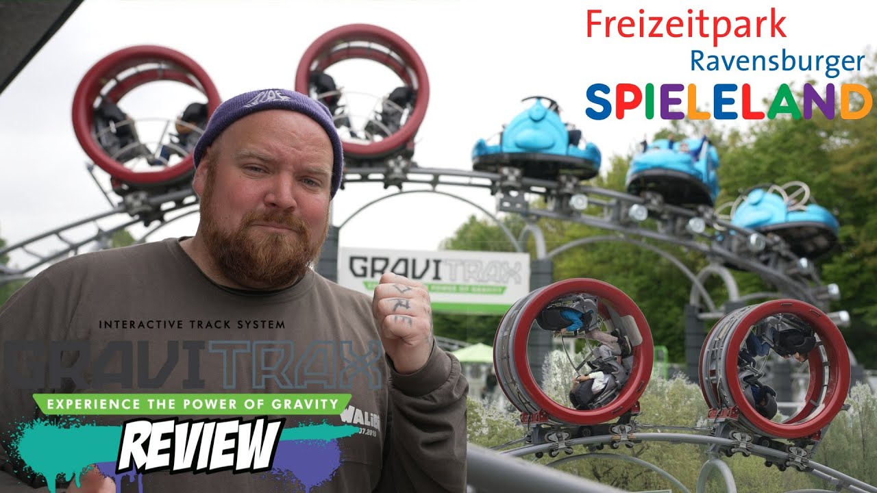 Überschlag Looping Gondeln auf Achterbahn 😱 im Ravensburger Spieleland - GraviTrax - Ride Review