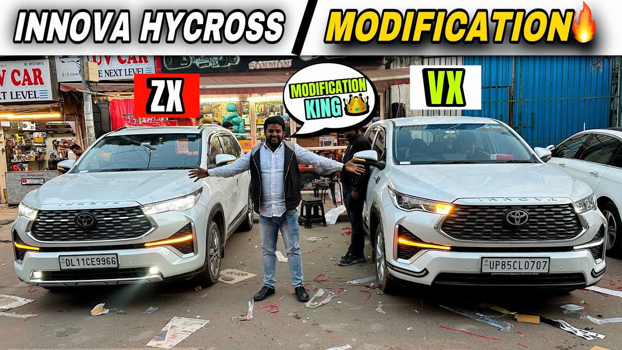 Innova Hycross VX And ZX Modification🔥| Hycross Modified😍