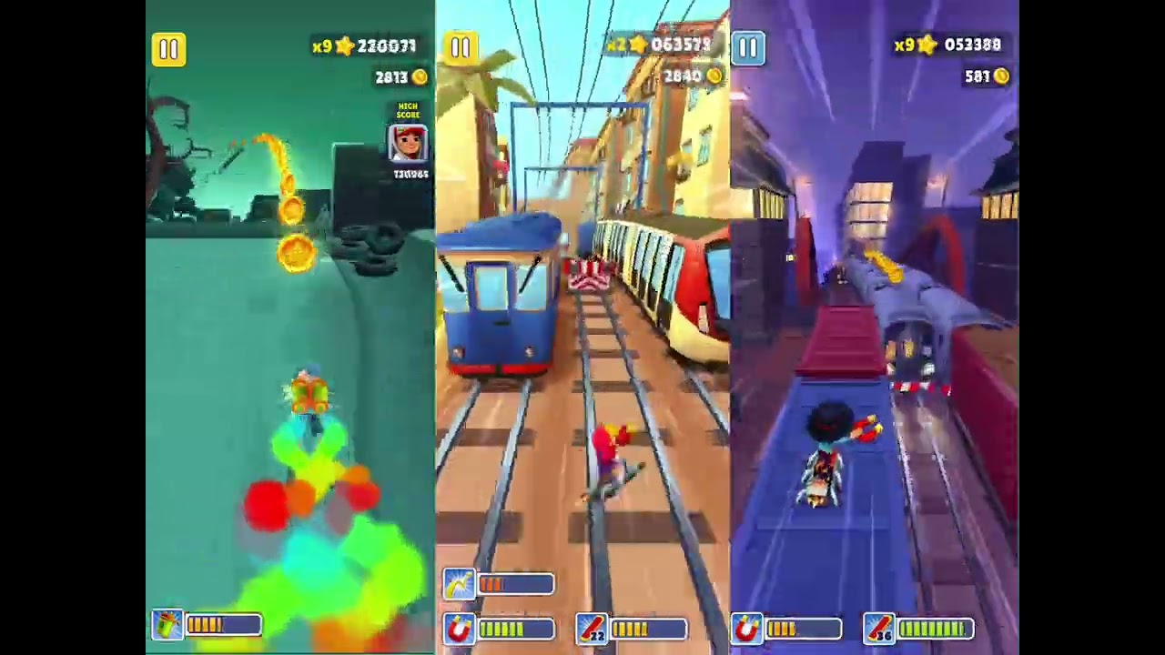 Subway Surfers: 2024 Haunted Hood 🆚 2023 Chicago 🆚 2025 Barcelona|| Who Is Your Favourite ⁉️