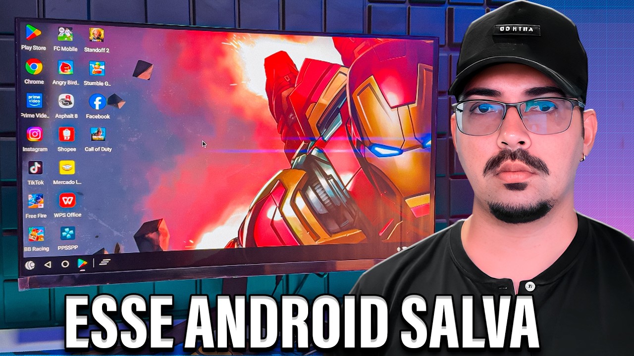 ANDROID num PC de 10 ANOS? 🤯 O RESULTADO vai te DEIXAR de BOCA ABERTA! PrimeOS em 2025