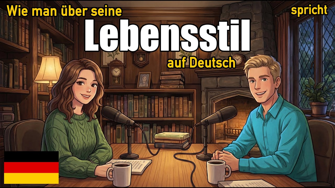Wie man über seinen Lebensstil auf Deutsch spricht | Tägliche deutsche Konversationspraxis