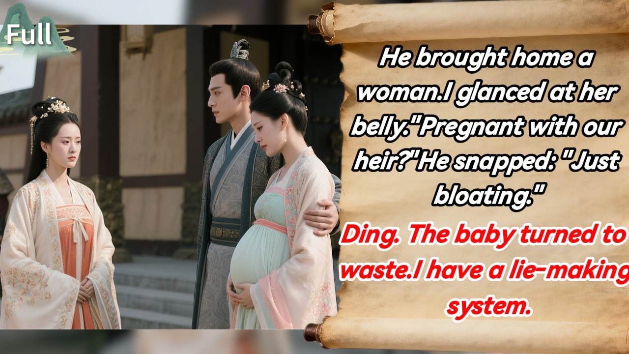 He brought home a woman.I glanced at her belly.