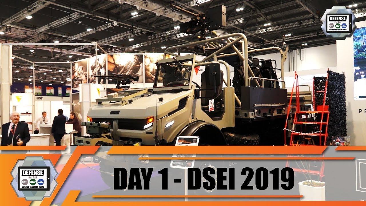 DSEI 2019 International Defense and Security Exhibition London UK Land Zone Show daily Web TV Day 1
