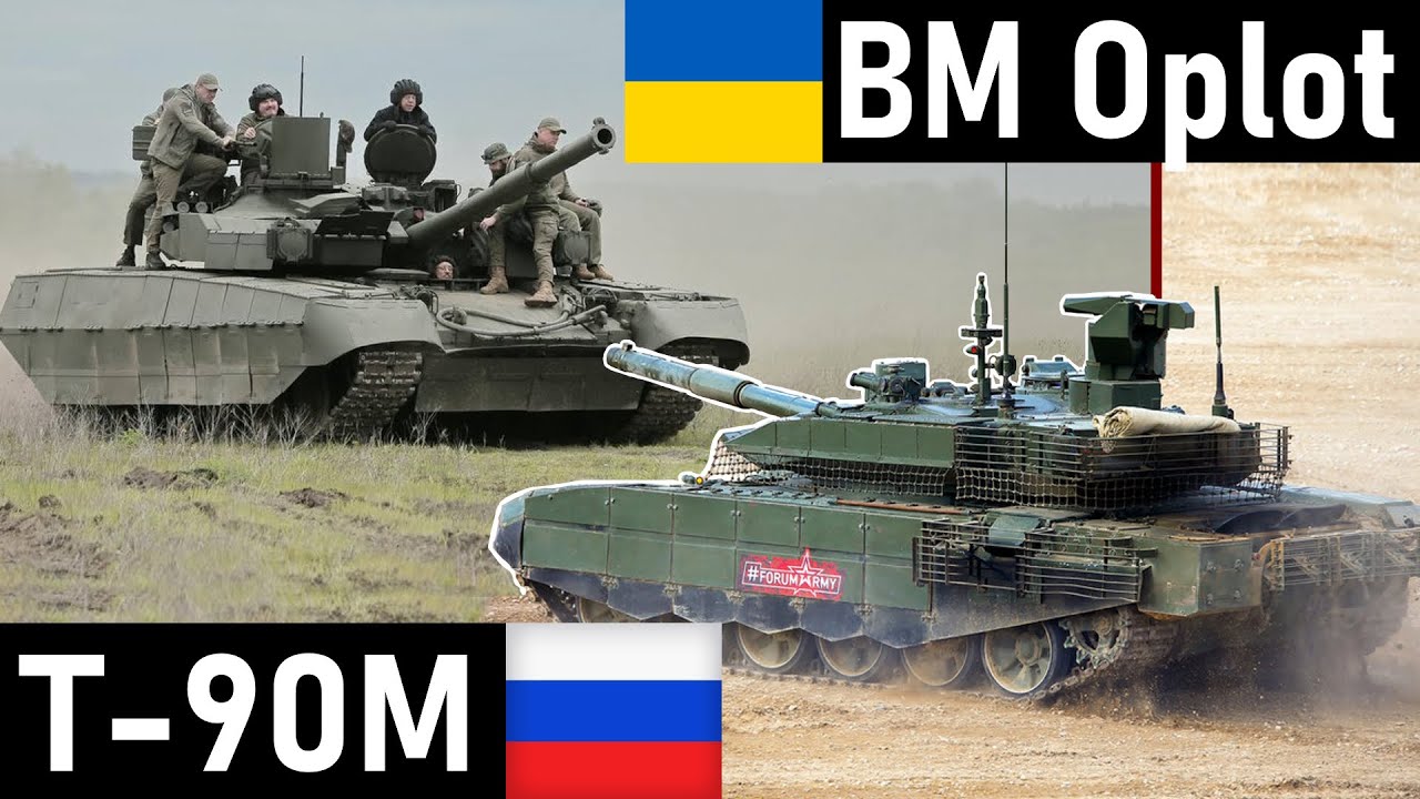 Лучший украинский танк против лучшего российского. Сравнение Т-90М и БМ «Оплот».