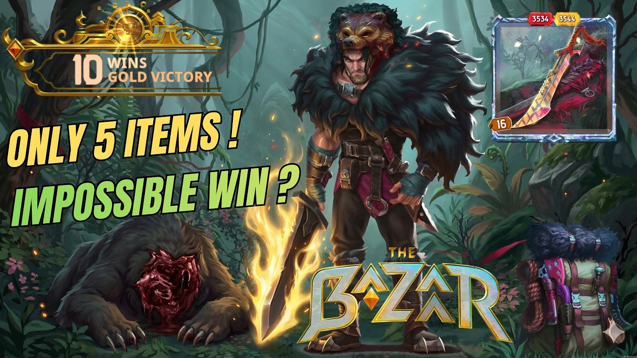 Ep.24 The Bazaar Karnok Gameplay - Lost Blade - The 5-Item Masterclass