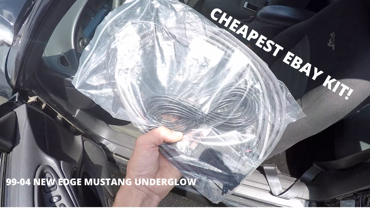 How To Install Underglow on a 99-04 Ford Mustang GT (Cheapest eBay Kit Available!!)