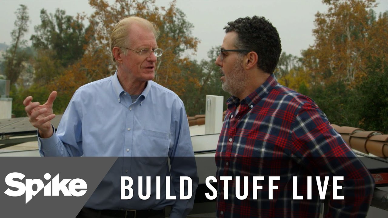 Adam Carolla Tours Ed Begley Jr.’s House | Build Stuff Live