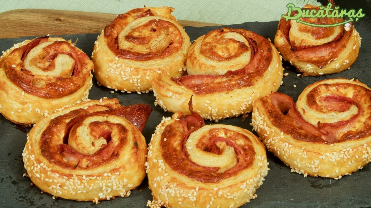 Gustarea de care ai nevoie! Rulouri de pizza, un deliciu super rapid! | Bucataras TV