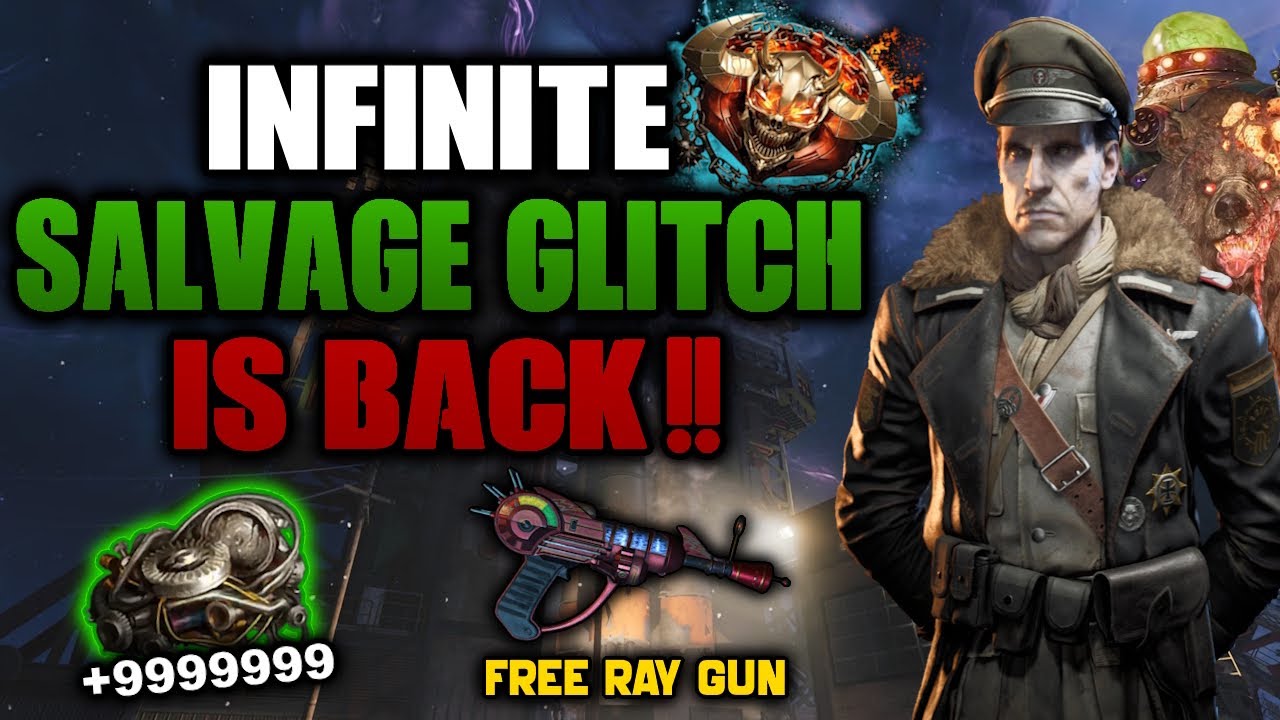 INFINITE SALVAGE GLICH IS BACK! FREE RAY GUN GLITCH! ( BLACK OPS 7 ZOMBIES)