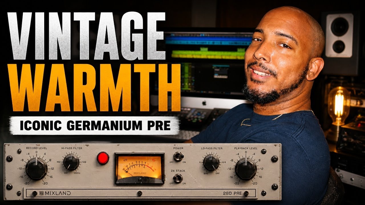 Mixland 280 pre - vintage germanium preamp pulled from a rare tape machine