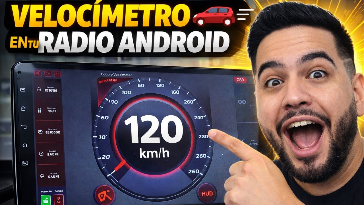 Velocímetro en tu Radio Android | App GRATIS paso a paso