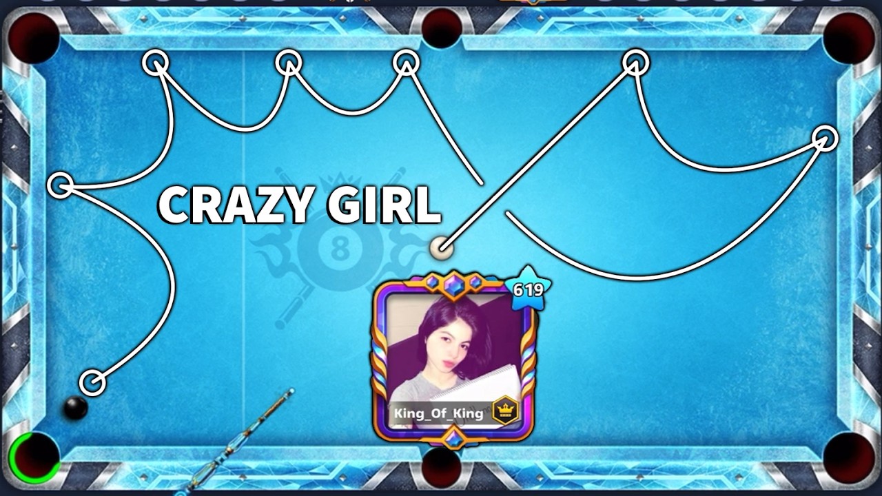 She Went CRAZY on Dragon Hunt Ice Table 😱 | 8 Ball Pool Slippery Ice GamingWithK