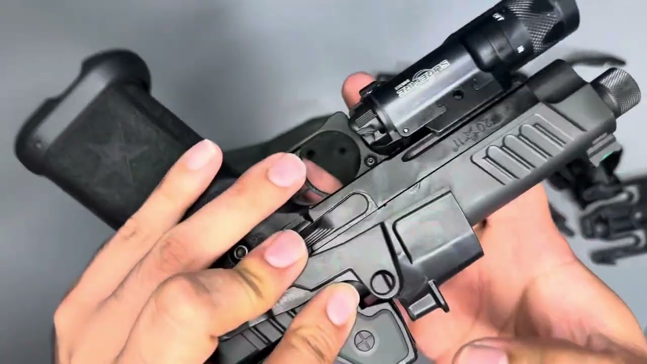 Making a staccato with Trijicon sro / rmr hd fit a safariland als/sls holster.