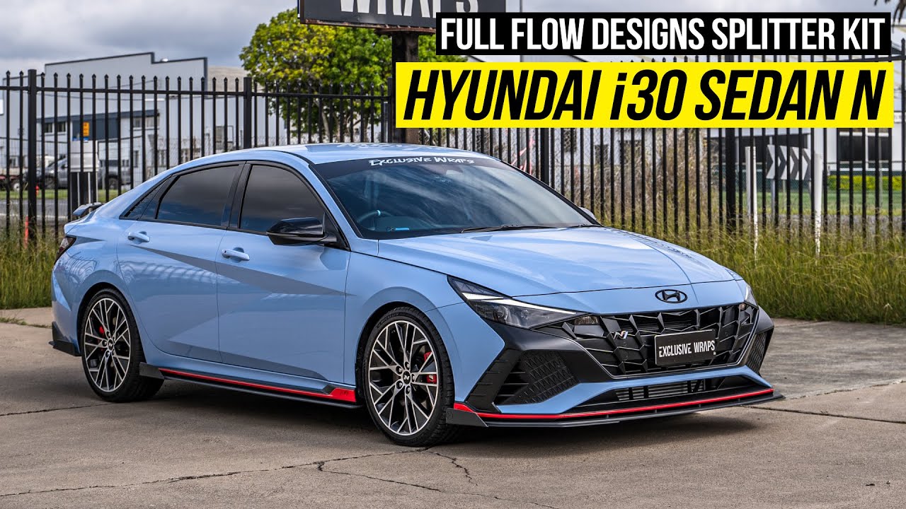 Hyundai i30 Sedan N | Full Flow Designs Splitter Kit Installation