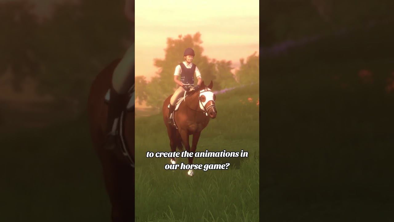 Did you know we used motion capture technology to create our horse animations?