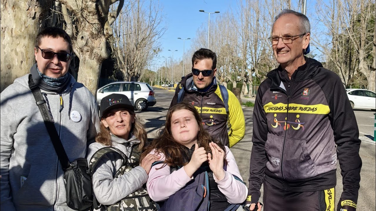 Una mañana con zancadas sobre ruedas 