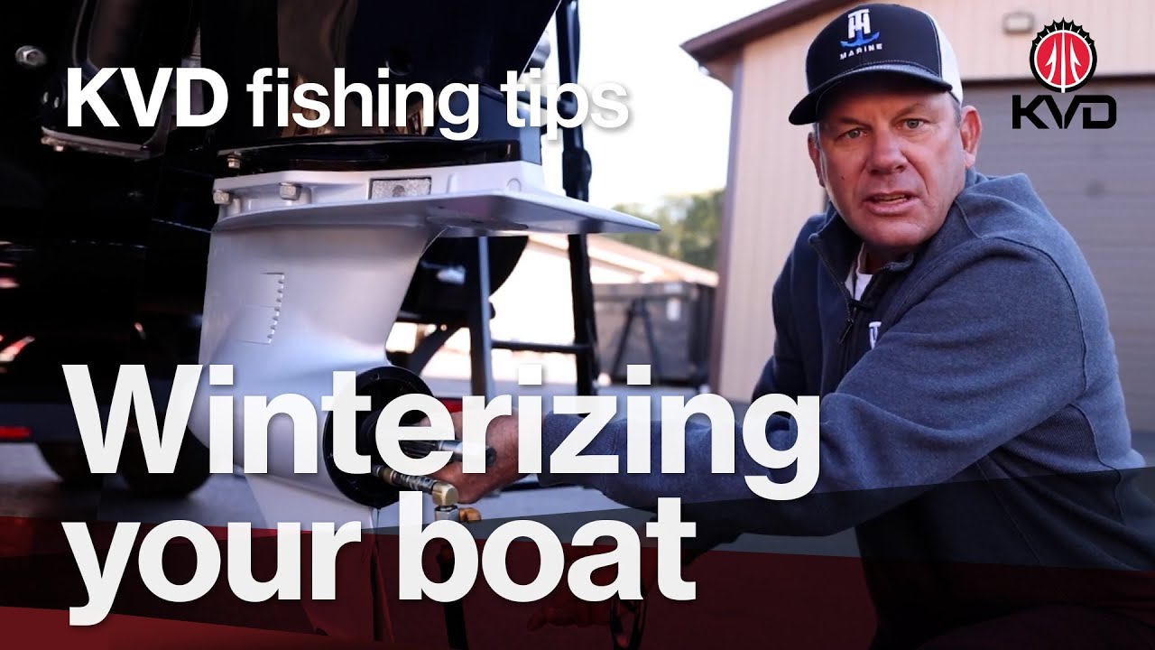 How to winterize your pontoon or fishing boat - with KVD