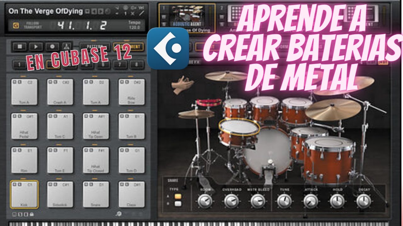 Cómo crear BATERÍAS de metal desde CERO en Cubase 12
