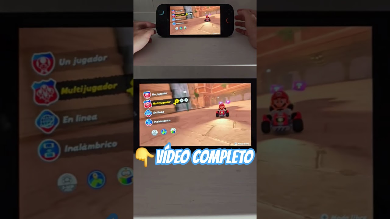 🎮🔳🎮 Como JUGAR 2 JUGADORES en NINTENDO SWITCH 2 con 2 JOYCONS PASO a PASO
