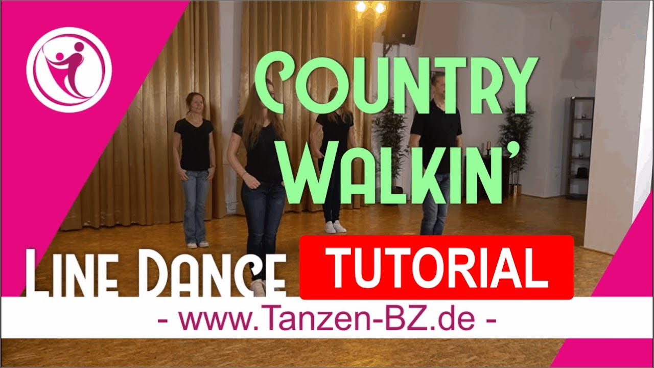 Beginner Line Dance 🤠  Country Walkin' 🤠 lernen #linedance 😍 Tutorial 💃🏻 🕺🏻 deutsch Einsteiger