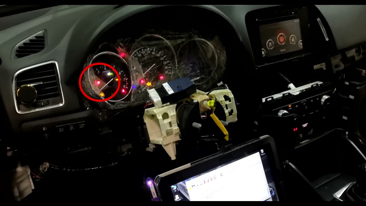 MAZDA airbag (Infineon XC23** ) crash clear by can-bus using GromCalcTool software