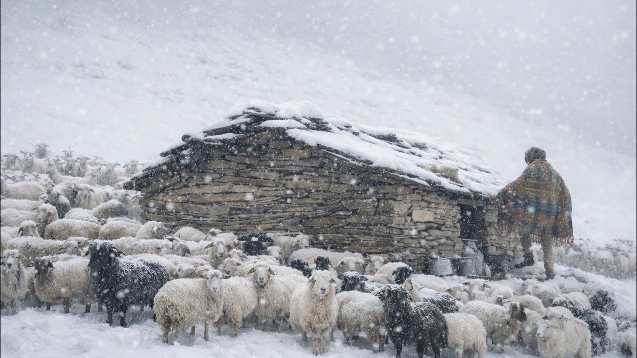 Surviving Shepherd Life in One Of The Coldest Regions Of Nepal |A Snowy Freezing Winter Village intr
