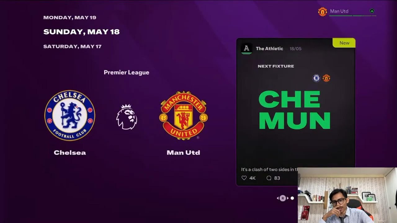 CHELSEA VS MANCHESTER UNITED I Manager Best Moments  (EA 25 Manager career mode)