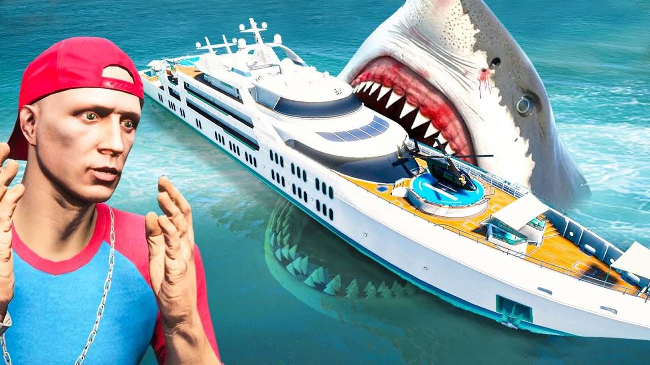 MEGALODON HAI ANGRIFF in GTA 5 RP!