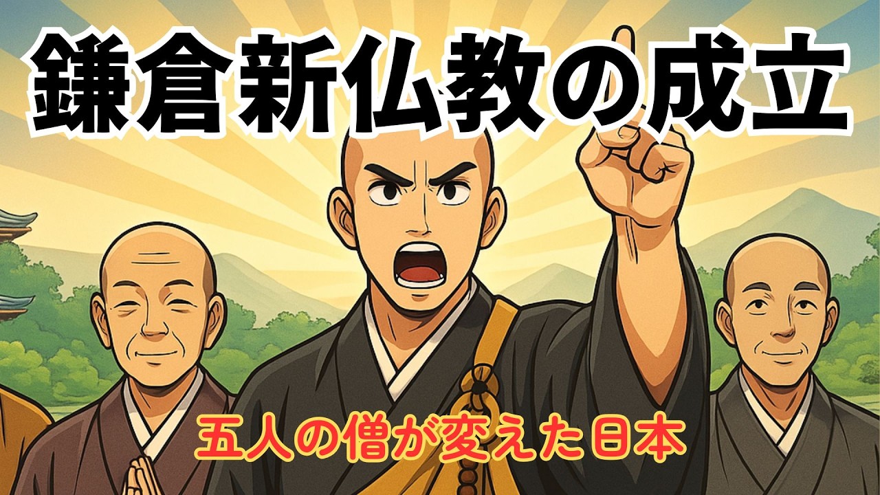ざっくり解説 鎌倉新仏教の成立｜法然・親鸞・日蓮・栄西・道元が起こした仏教改革
