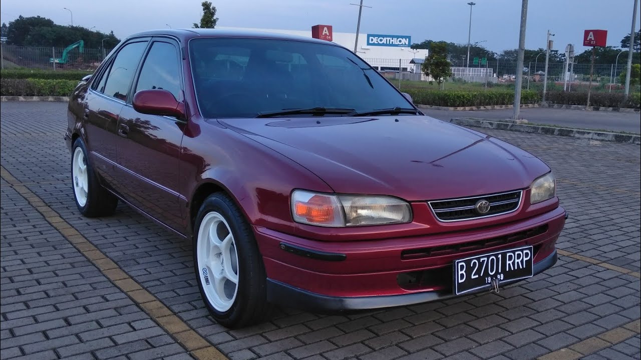 Toyota Corolla [AE111] 1.6L S.Cruise (1996) Start Up & Review Indonesia