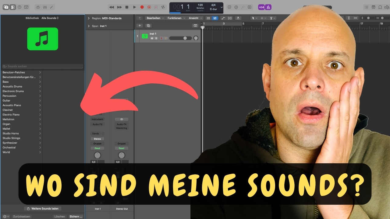 Logic Pro 12 Update: Fehlende Sounds in Library (+Lösung)